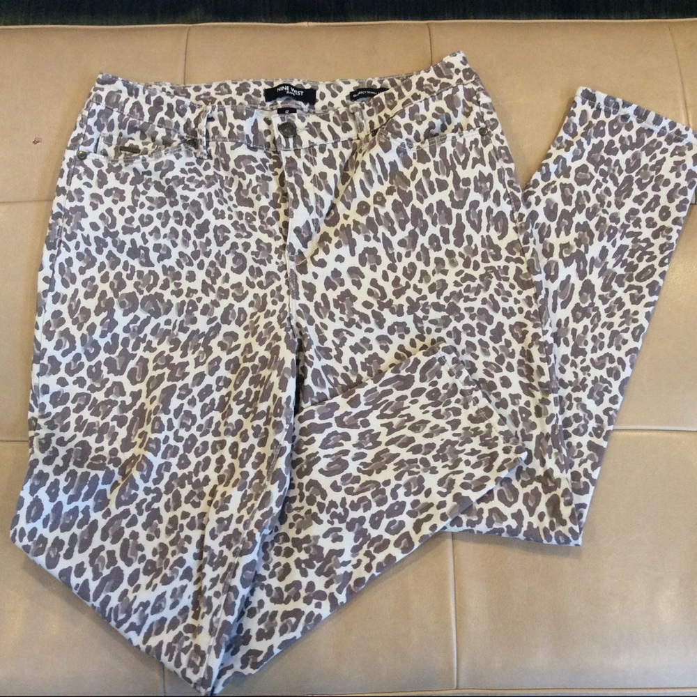 Nine West Leopard Print Gramercy Skinny Ankle 12